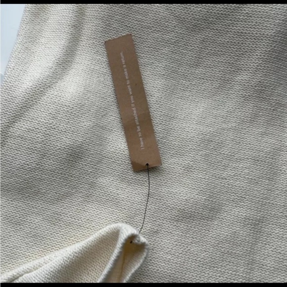 Reformation Cento Cable Knit Cotton Sweater Mini Dress NWT - Picture 5 of 7